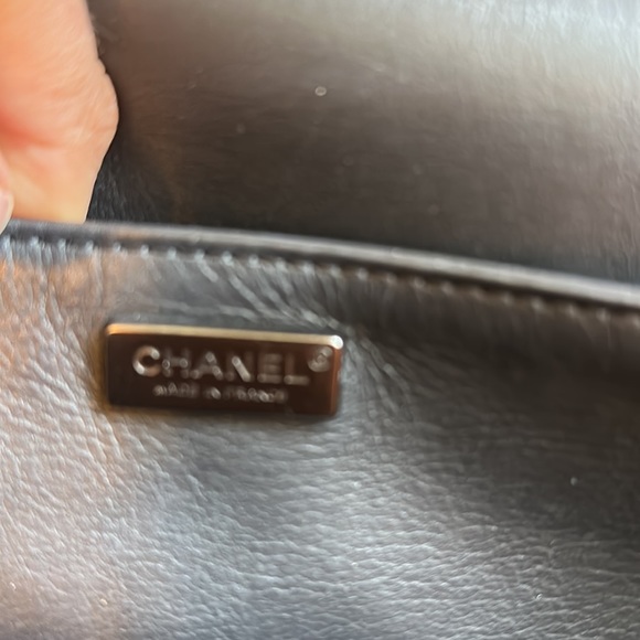 Chanel Boy SO Black Python bag - Picture 12 of 15